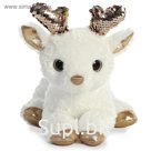 Мягкая игрушка «Оленёнок», 23 см, цвет золотой