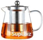 Чайник стекло с крышкой из металла и ситечком 750 мл Артикул: RA-6393