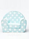 Baby armchair FIM 4478-1-2/, large peas, blue