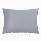 Наволочка «Этель», 50×70 см, серая, мако-сатин, хлопок 100%