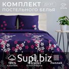 Постельное бельё дуэт «Этель. Черничные ночи», поплин