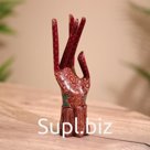 Подставка для колец, батик, дерево 20 см
