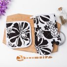 Кухонный набор (2 предмета) Доляна «Тренд», прихватка 17х17 см, рукавица 26х16 см, 100% п/э