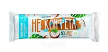 Батончик низкоуглеводный в белой шоколадной глазури без сахара «Не Конфета» с кокосом Multibar