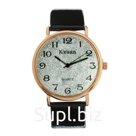 Часы наручные кварцевые женские Kxuan, d-3.5 см, черные