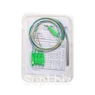 Сплиттер оптоволоконный PLC А-Оптик 1х4 SC/APC 1,5m SM