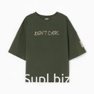 Футболка детская MINAKU, хаки, рост 104 см